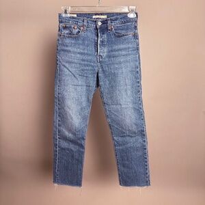 LEVI'S DENIM JEANS WEDGIE STRAIGHT SIZE 26 // EUC